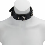 40mm Collar With 3X D-Ring Padded & Leather Lined