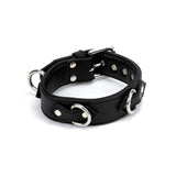 40mm Collar With 3X D-Ring Padded & Leather Lined