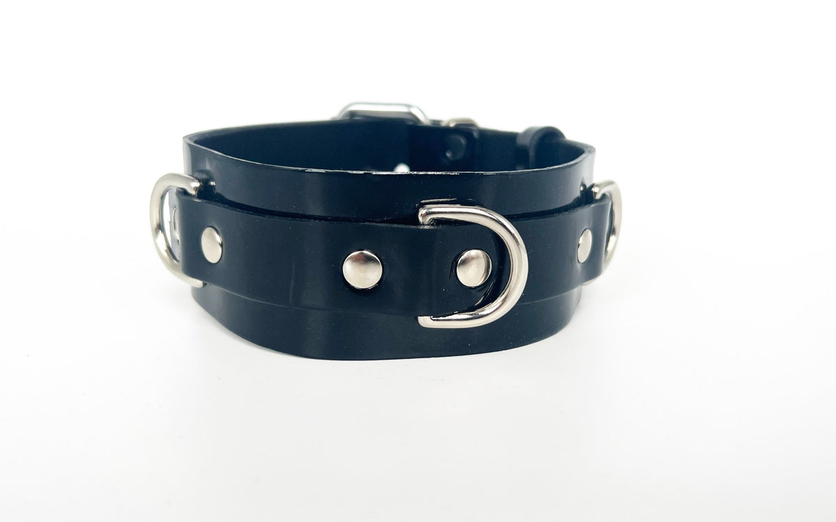 50mm De Luxe Collar W 3 D Ring Unlined Raw