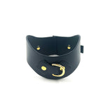 Curved Collar With D-Ring-Unlined Raw (M2O)