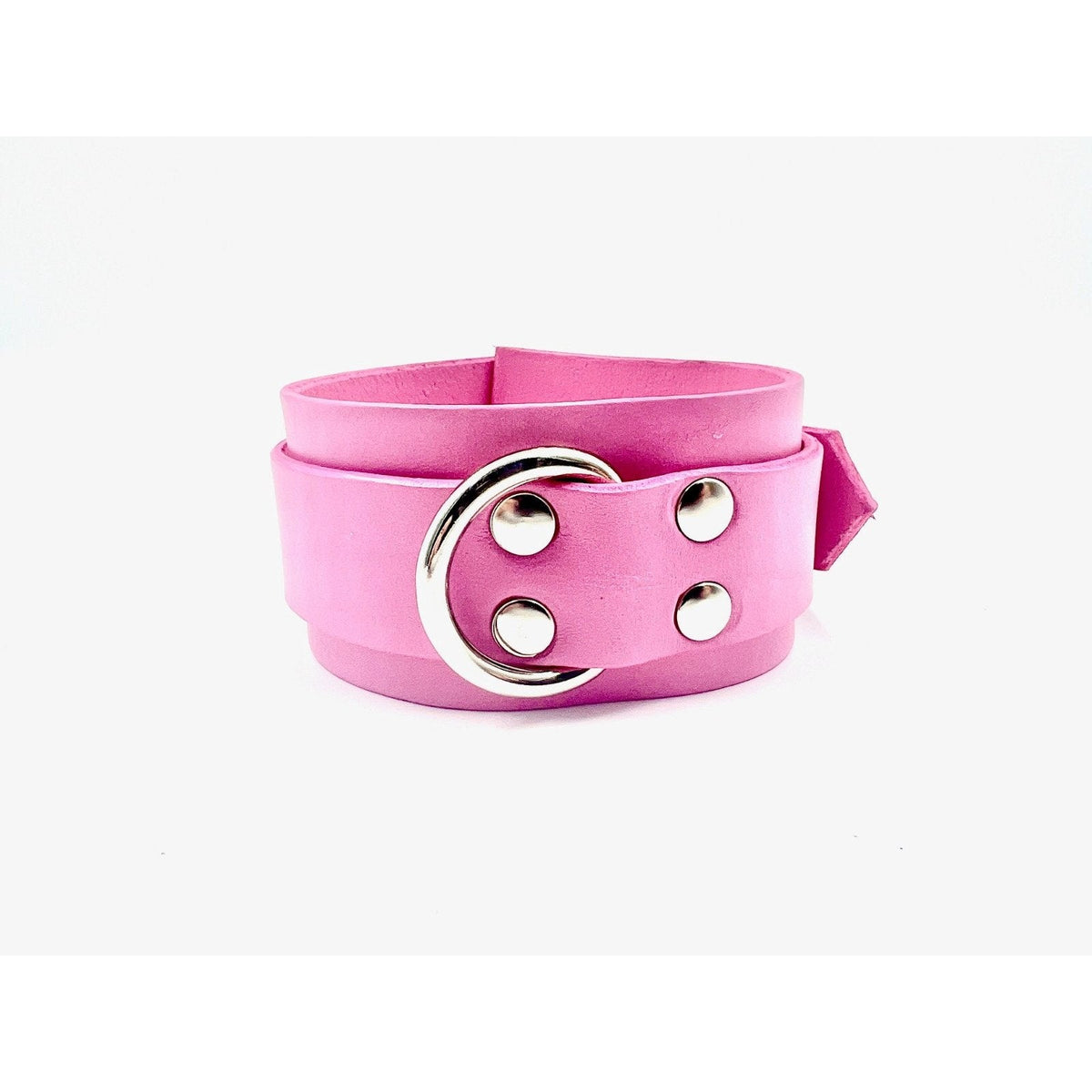 50mm Wide Strap Collar With 1D-Ring-Unlined Raw (M2O)