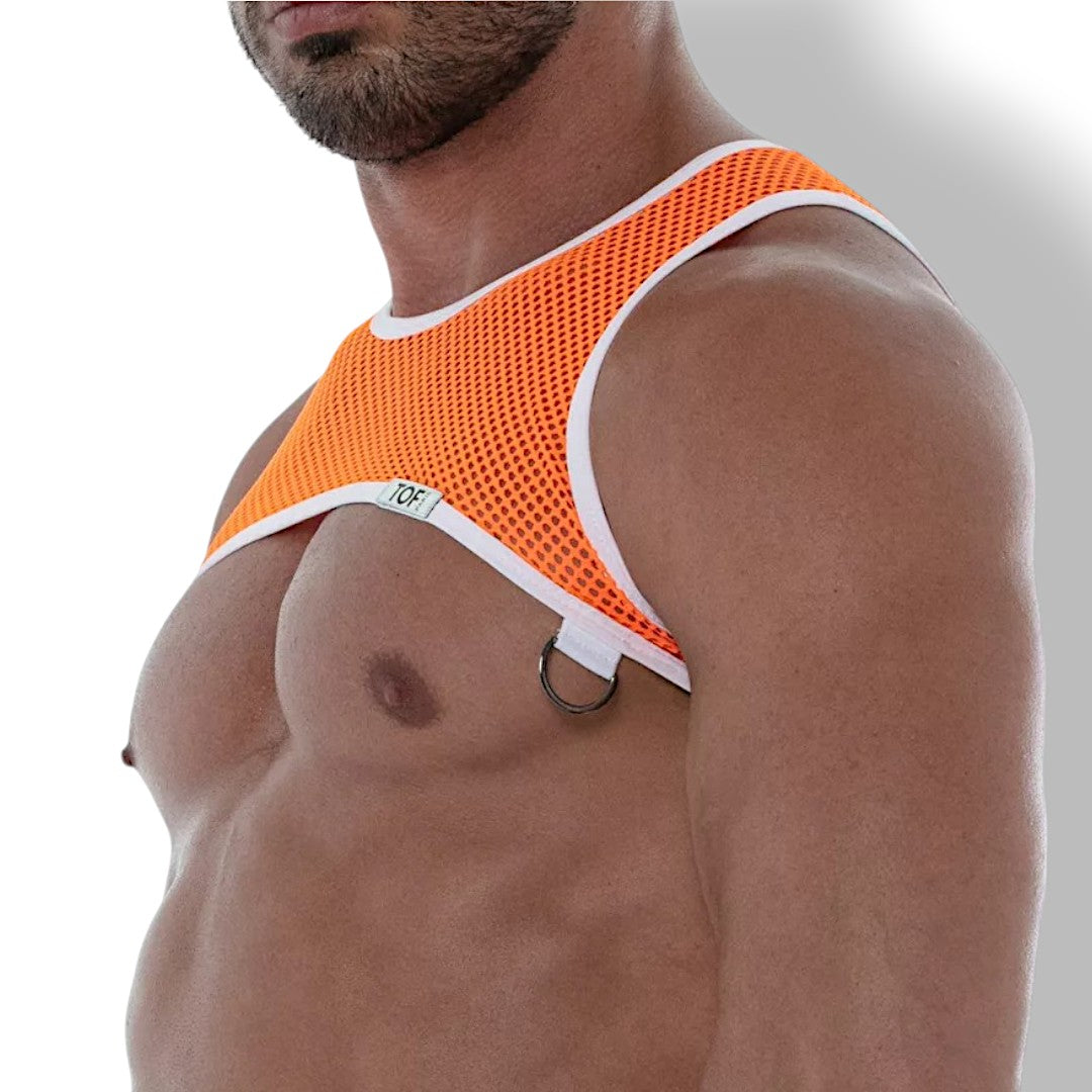 Neon Mesh Harness Orange - M