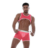 Neon Mesh Harness Pink