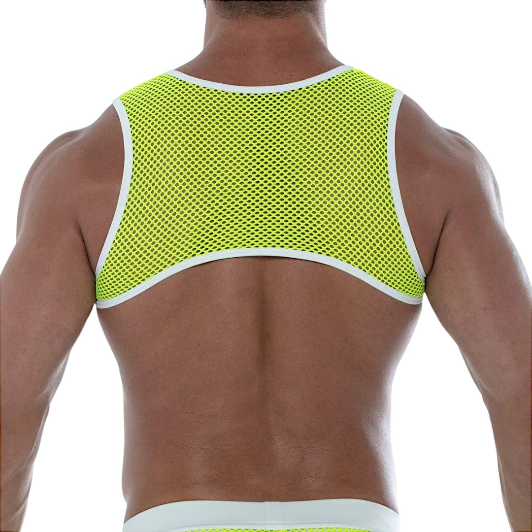 Neon Mesh Harness Yellow