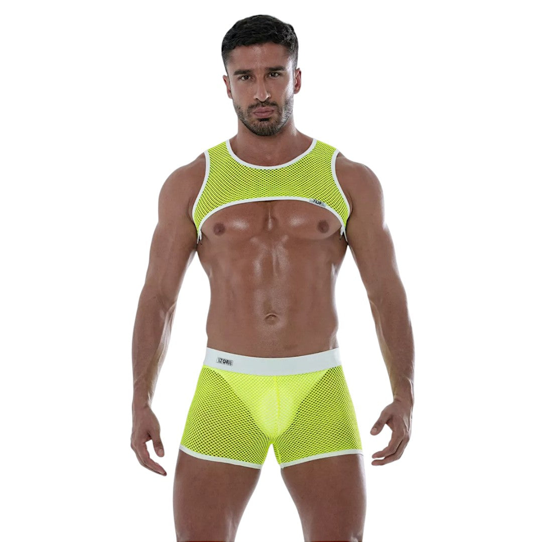 Neon Mesh Harness Yellow