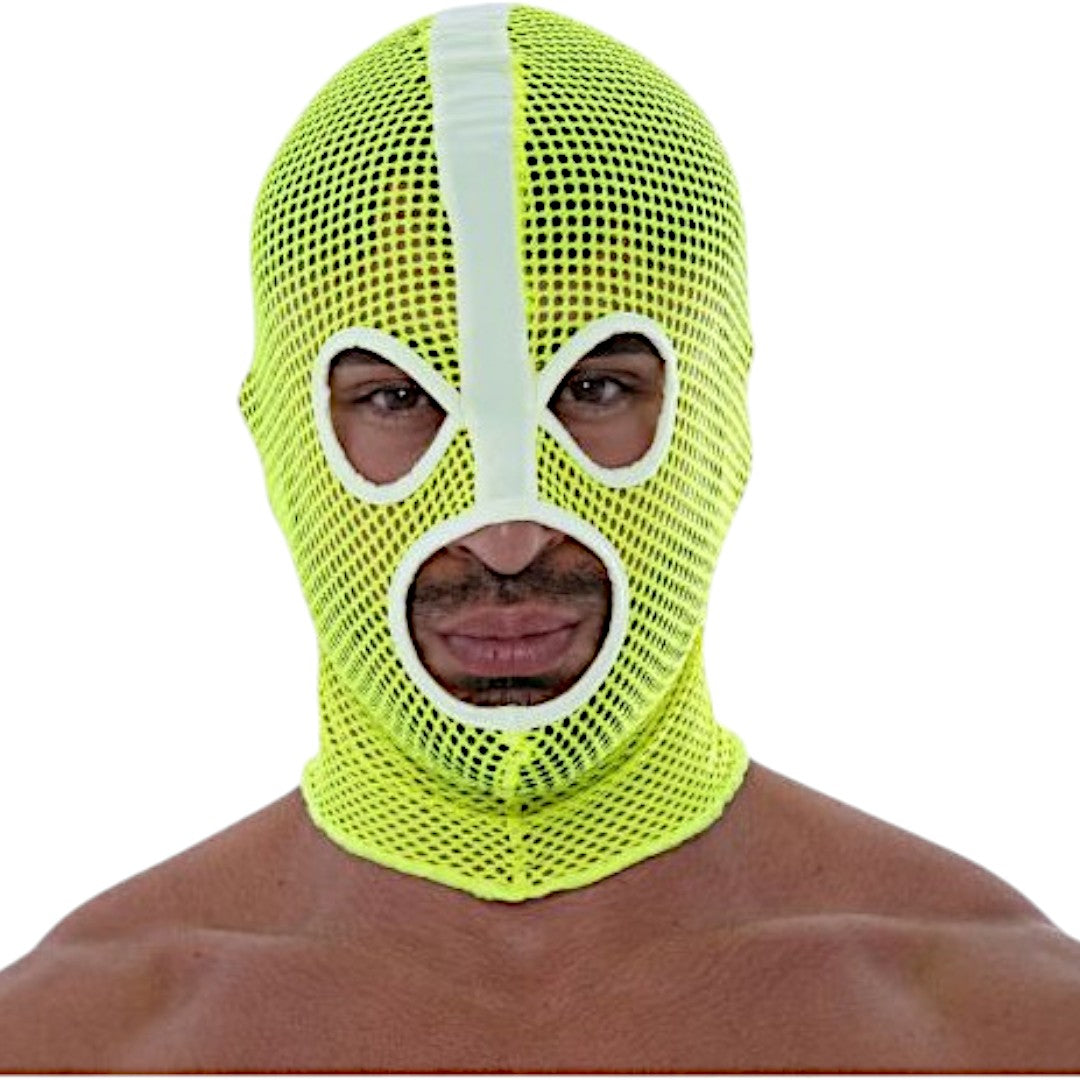 TOF Neon Mesh Hood  Yellow One Size