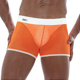 TOF Neon Mesh Shorts Orange- M
