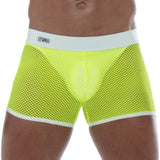 TOF Neon Mesh Shorts -Yellow