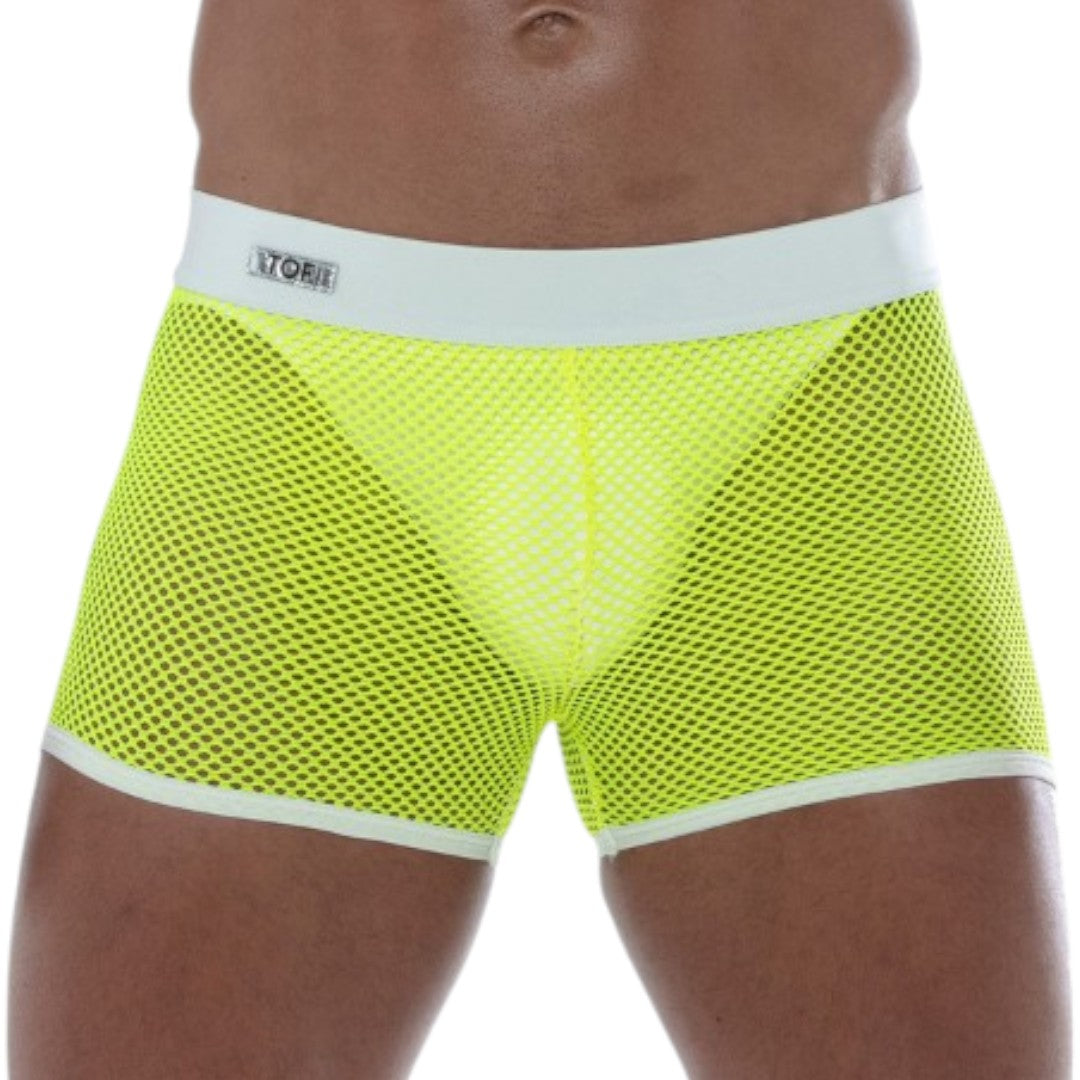 TOF Neon Mesh Shorts -Yellow