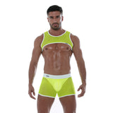 TOF Neon Mesh Shorts -Yellow