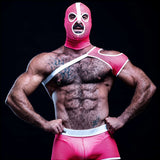 Neon Mesh Shoulder Harness Pink