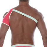 Neon Mesh Shoulder Harness Pink