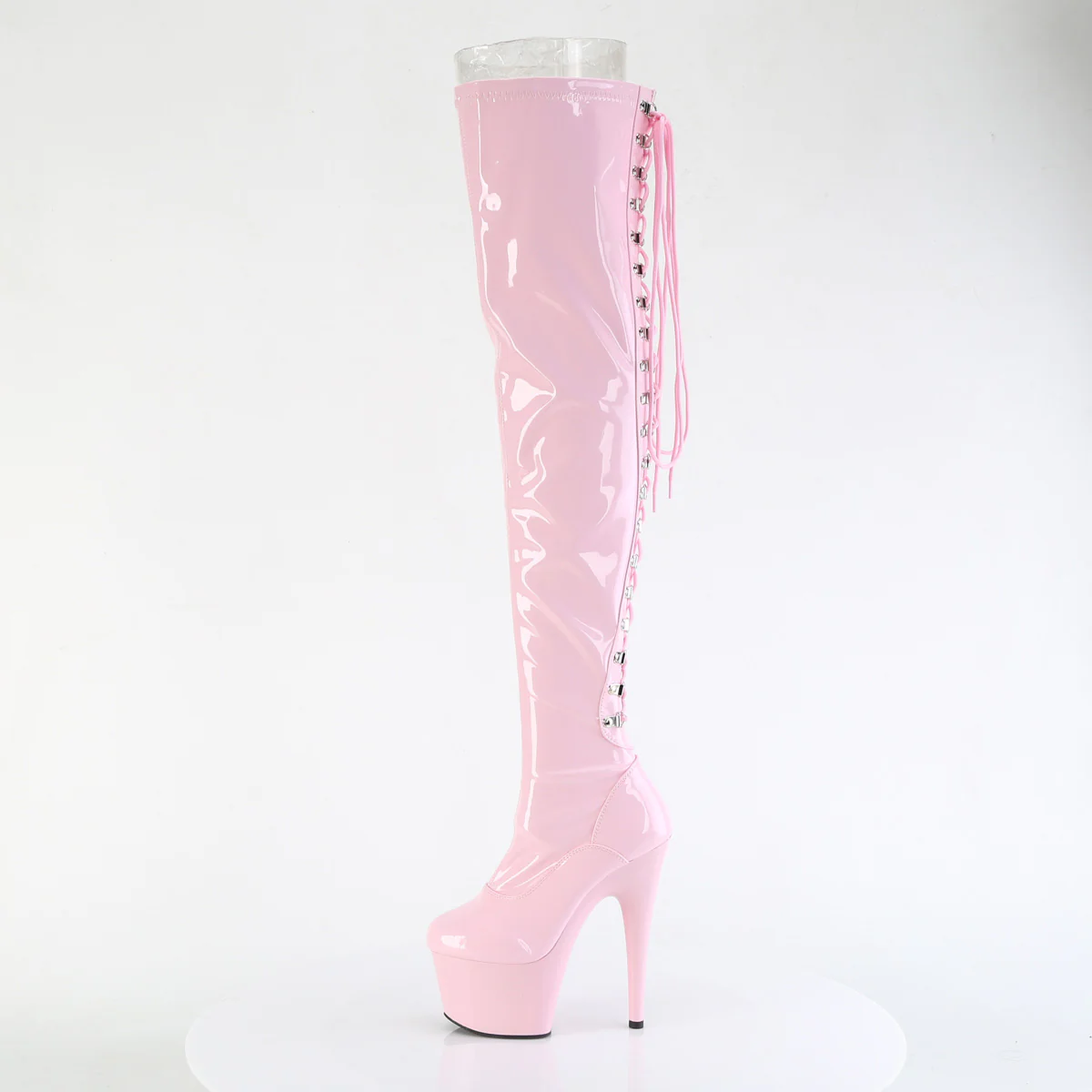 Adore-3063 Back Lace-Up Thigh High Boot-Baby