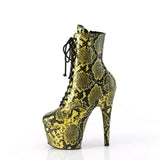 Adore-1020Spwr Yellow Snake Print