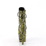 Adore-1020Spwr Yellow Snake Print