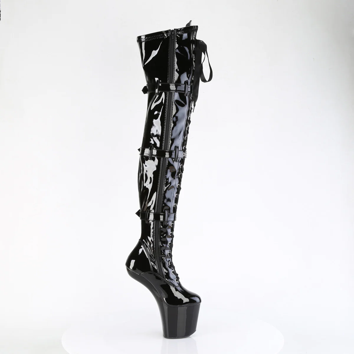 CRAZE-3028 8" Heelless Black