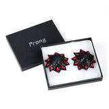 Pasties - Starburst in Black/Red