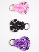 FOA ORCHID FLOWER CHARM BLACK