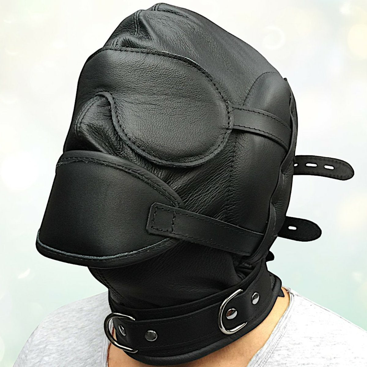 Deluxe Leather Mask Lockable