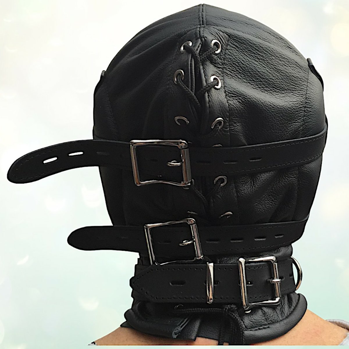 Deluxe Leather Mask Lockable