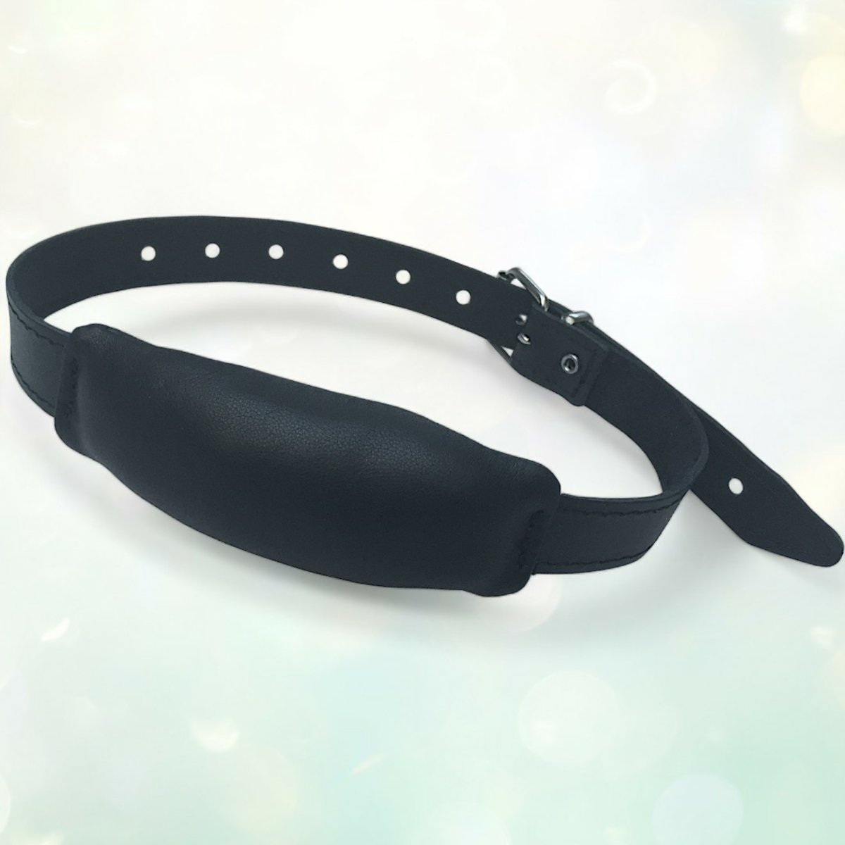 Black Leather Banana Shaped Gag