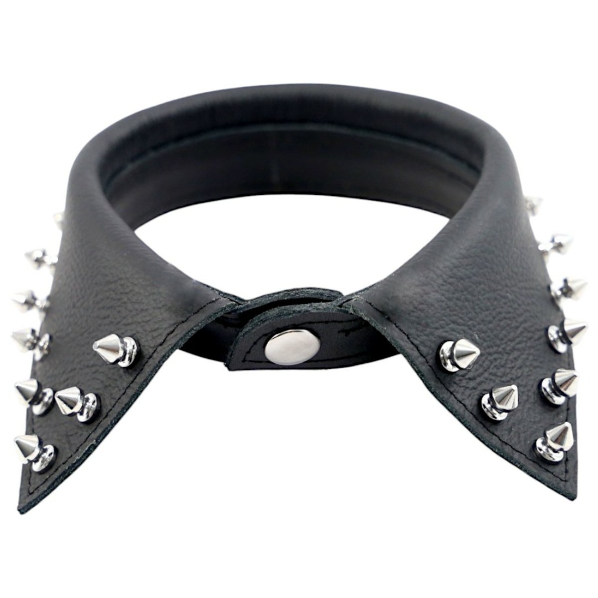 Leather Studed Collar