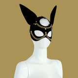 Leather Couture Bunny Mask