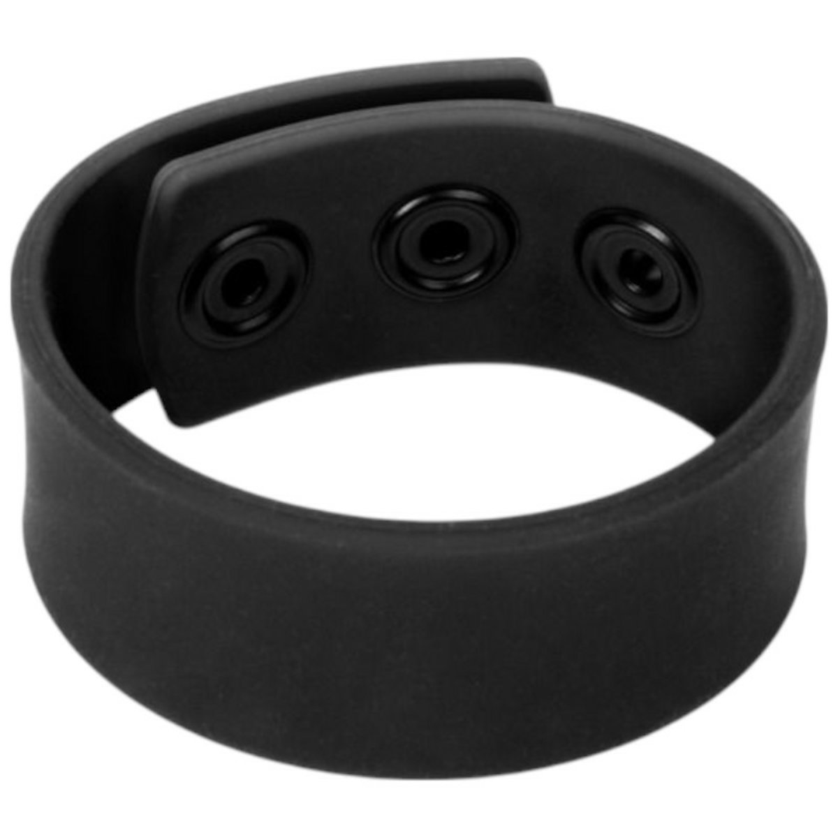 Prowler Black Silicone Cock Strap