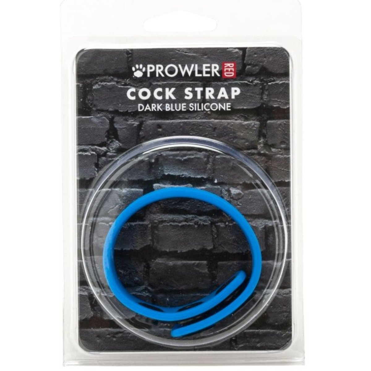 Prowler Dark Blue Silicone Cock Strap