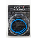 Prowler Dark Blue Silicone Cock Strap