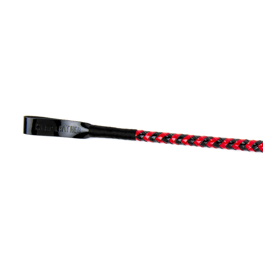 Riding Crop Patent Leather Black/Red