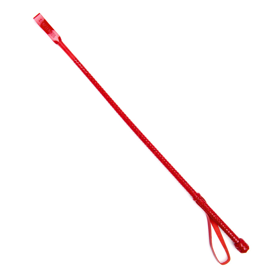 Riding Crop Patent Leather Red