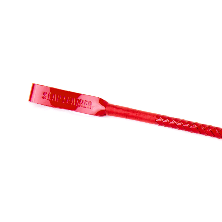 Riding Crop Patent Leather Red