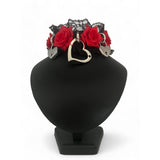 Choker-Love 'Em And Leave 'Em Black & Red