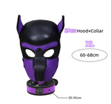 Puppy Hood & Collar Purple
