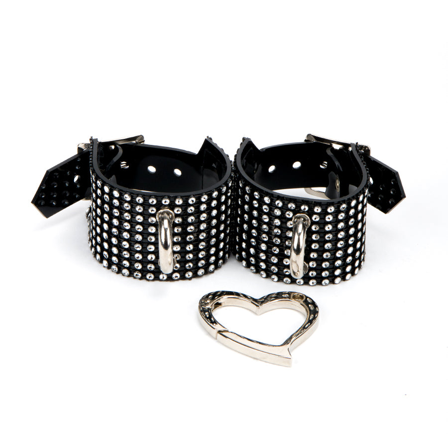 Decorative Handcuffs-Diamante Love Trap
