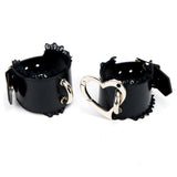 Decorative Handcuffs-Lace Trimmed Love Trap Heart