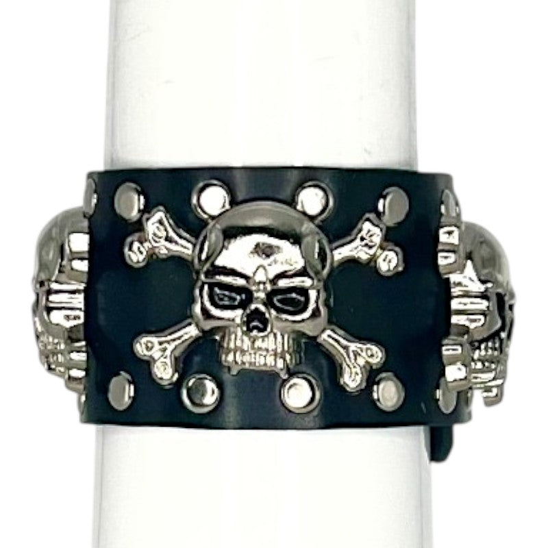Bangle-Chunky Skull Cuff