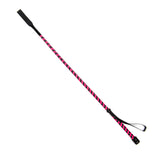 Riding Crop Leather Black/Pink