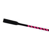 Riding Crop Leather Black/Pink