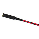 Riding Crop Leather Black/Red