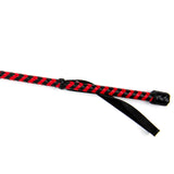 Riding Crop Leather Black/Red