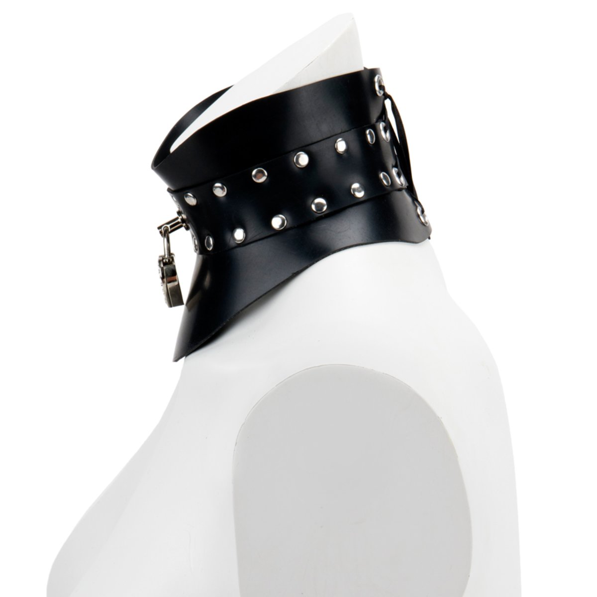 Posture Diamante Padlock Collar
