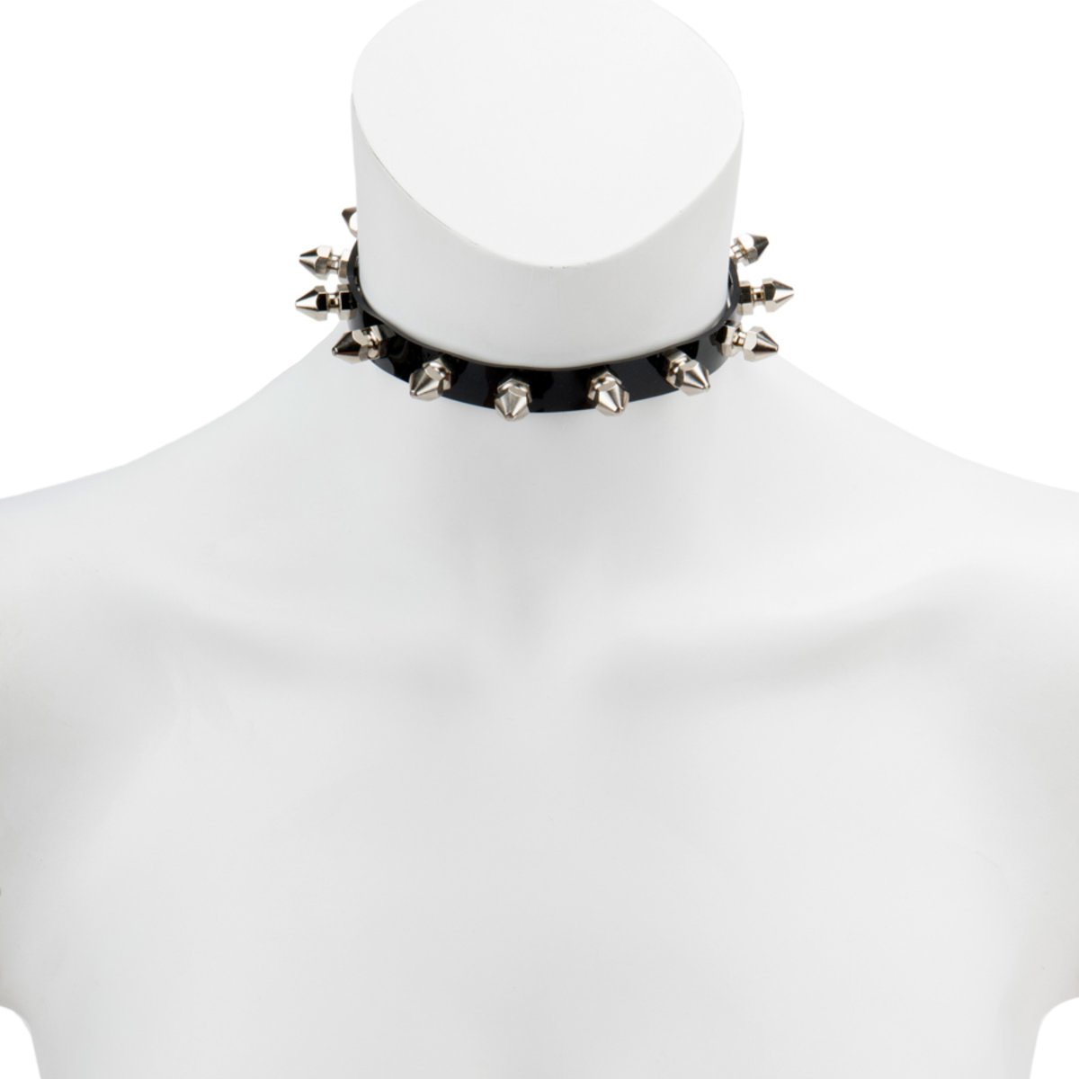 Choker-Pvc With Dog Spikes