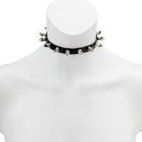 Choker-Pvc With Dog Spikes