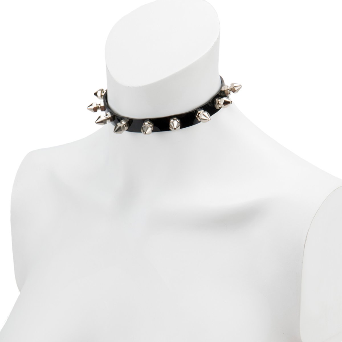 Choker-Pvc With Dog Spikes