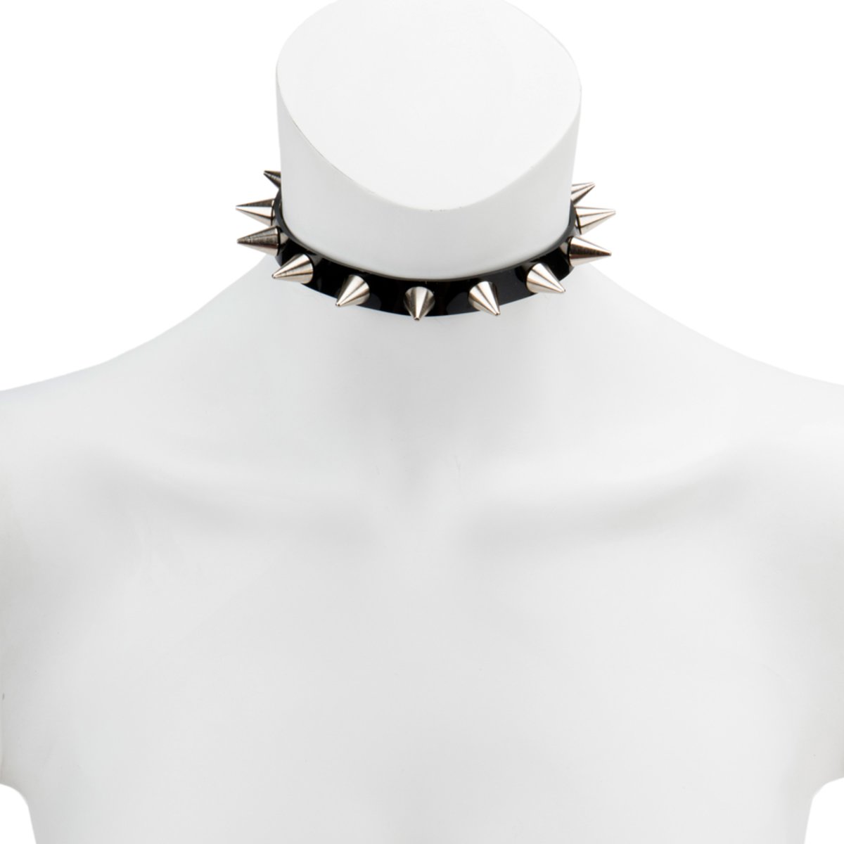 Choker-Pvc With Cone Spikes