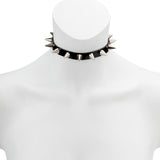 Choker-Pvc With Cone Spikes