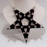 Necklace Spiked Pentagram