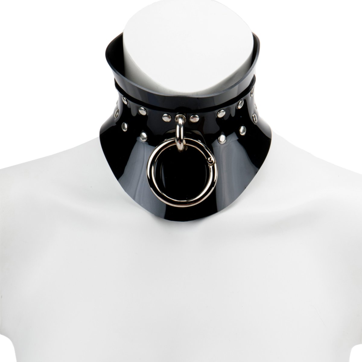Posture Love Trap Collar Black Pvc Round